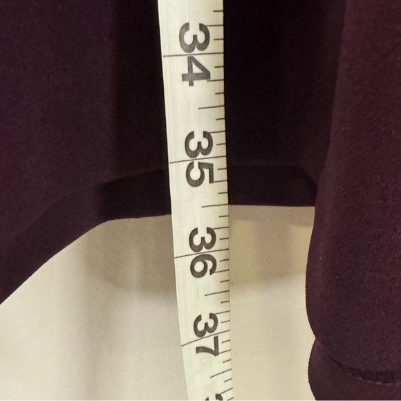 DKNY women’s burgundy midi length dress, size 8, NWOT - Picture 10 of 12